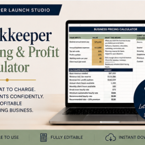 Bookkeeper Pricing & Profit Calculator